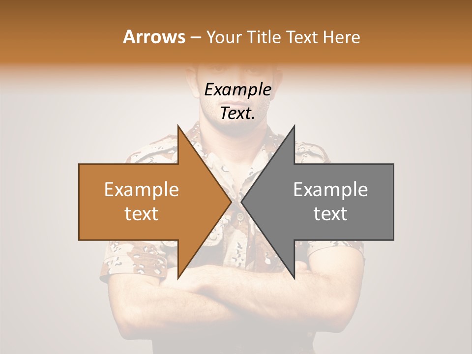 Combat Power Iraq PowerPoint Template