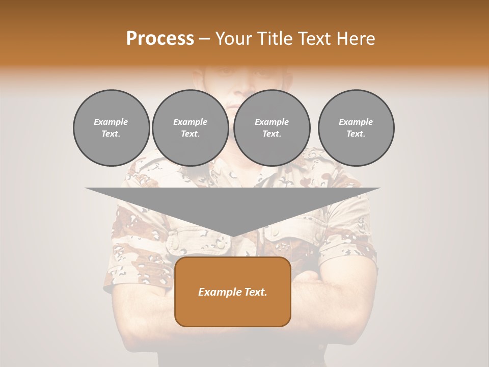 Combat Power Iraq PowerPoint Template