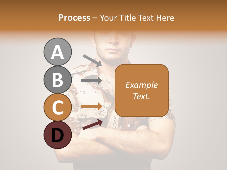 Combat Power Iraq PowerPoint Template