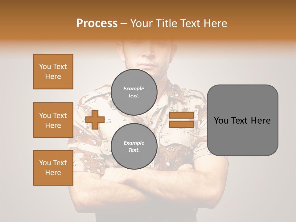 Combat Power Iraq PowerPoint Template