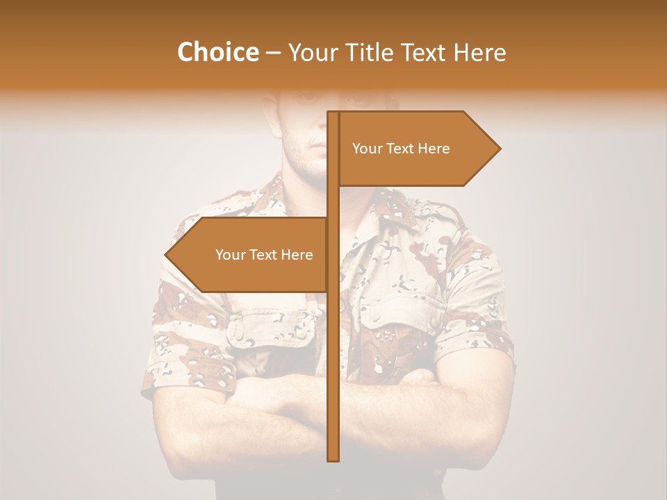 Combat Power Iraq PowerPoint Template