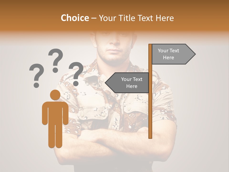 Combat Power Iraq PowerPoint Template
