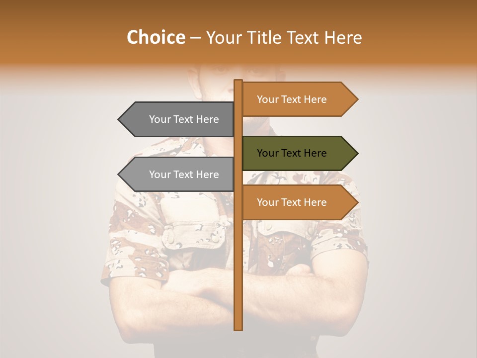 Combat Power Iraq PowerPoint Template