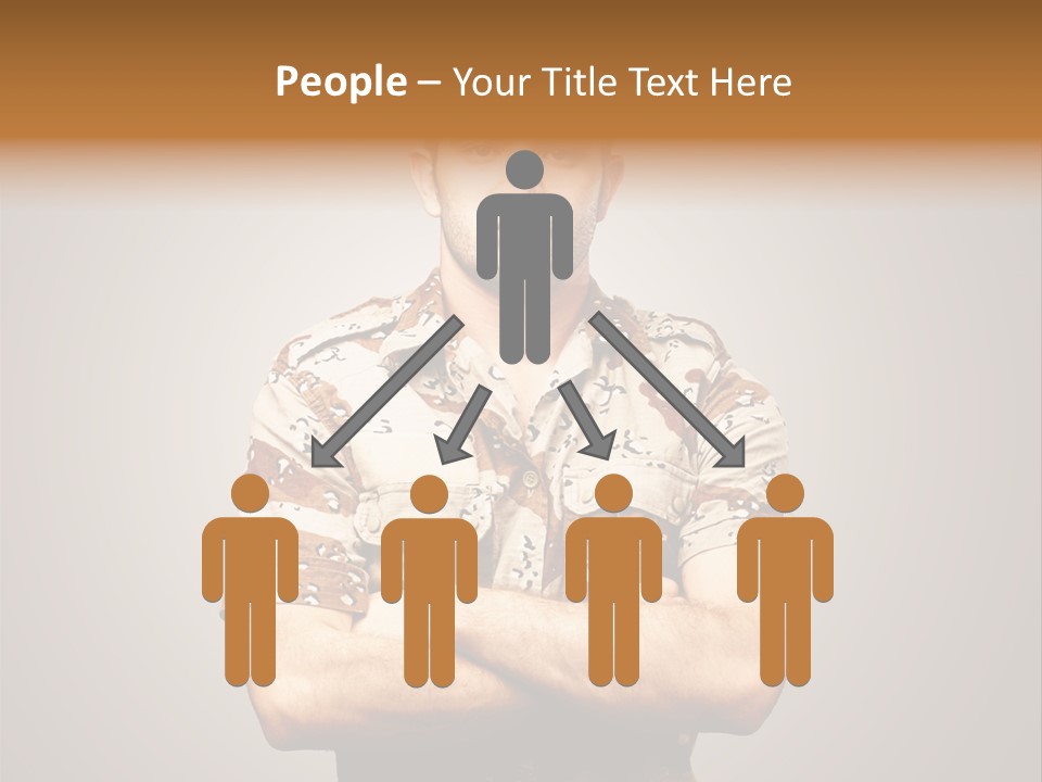 Combat Power Iraq PowerPoint Template