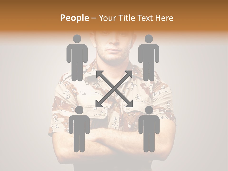 Combat Power Iraq PowerPoint Template