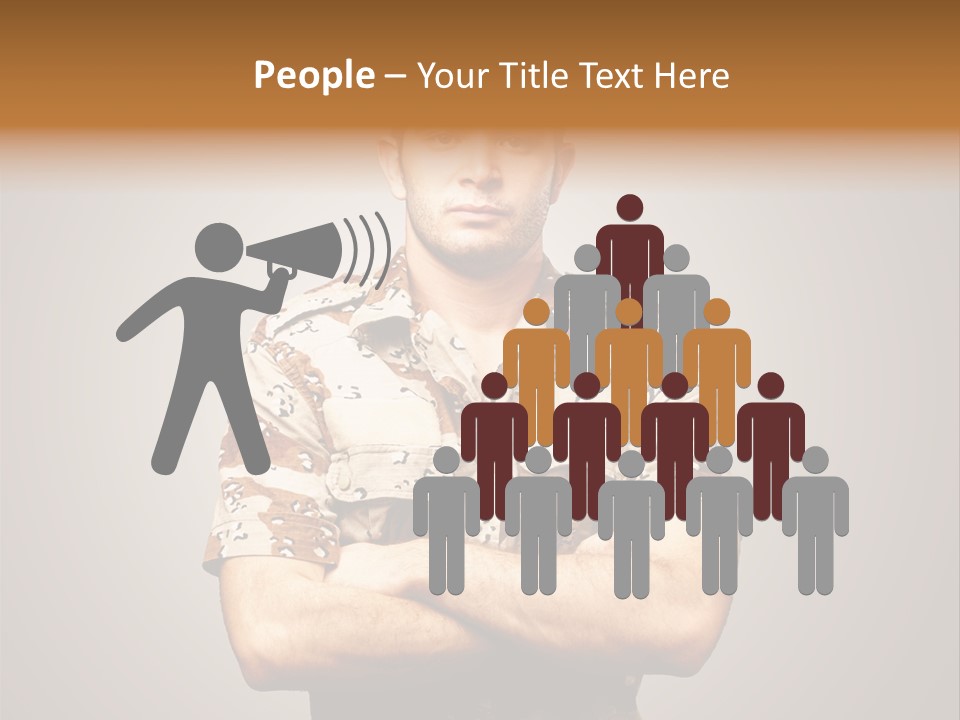 Combat Power Iraq PowerPoint Template