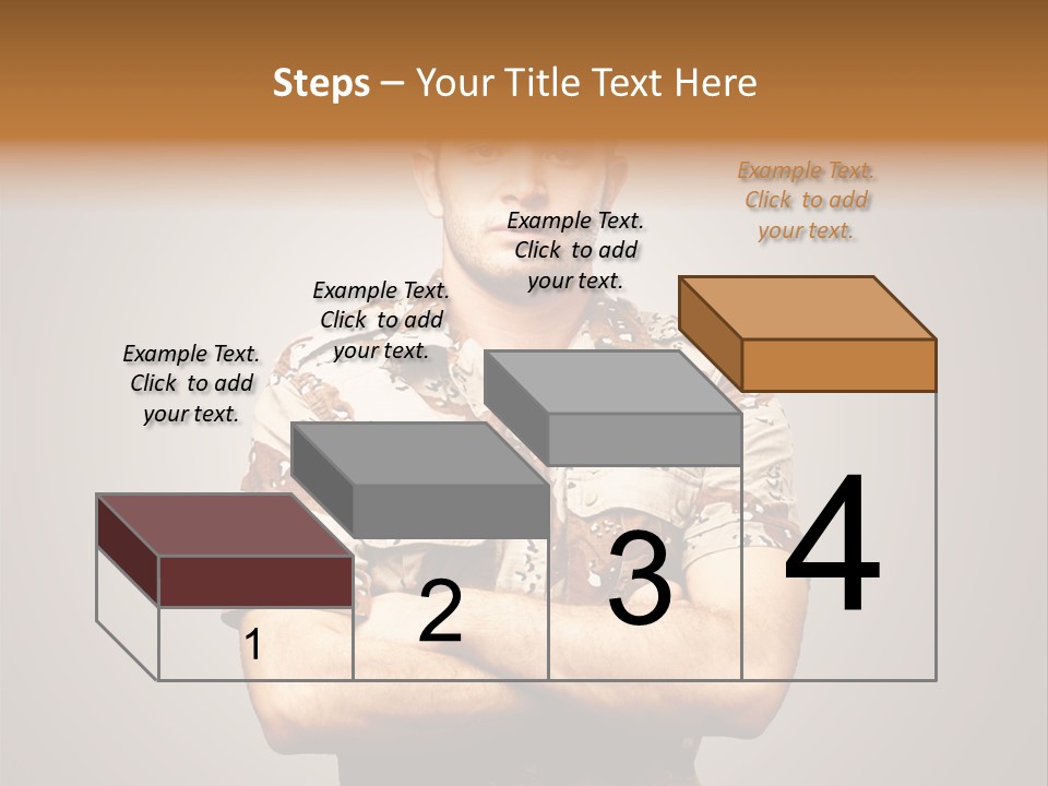 Combat Power Iraq PowerPoint Template
