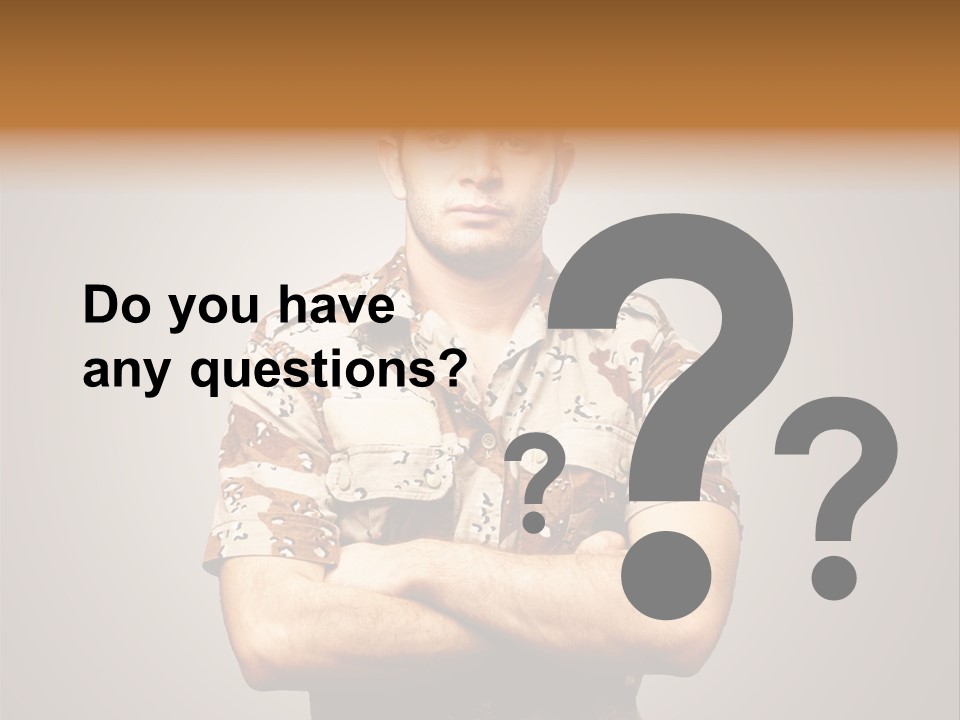 Combat Power Iraq PowerPoint Template