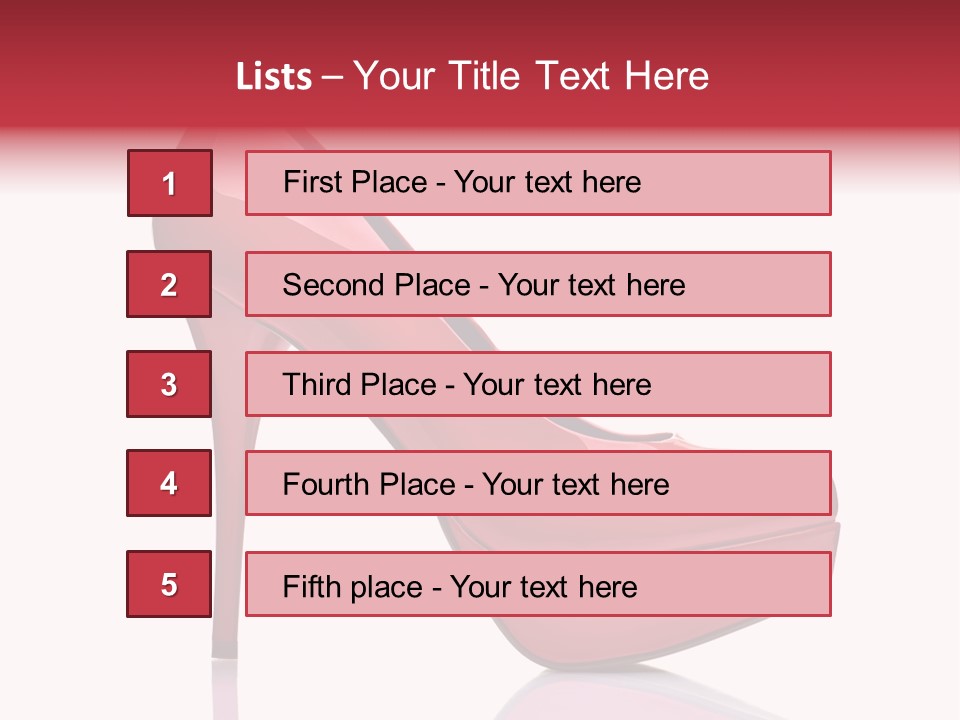 Tall Luxury Wear PowerPoint Template