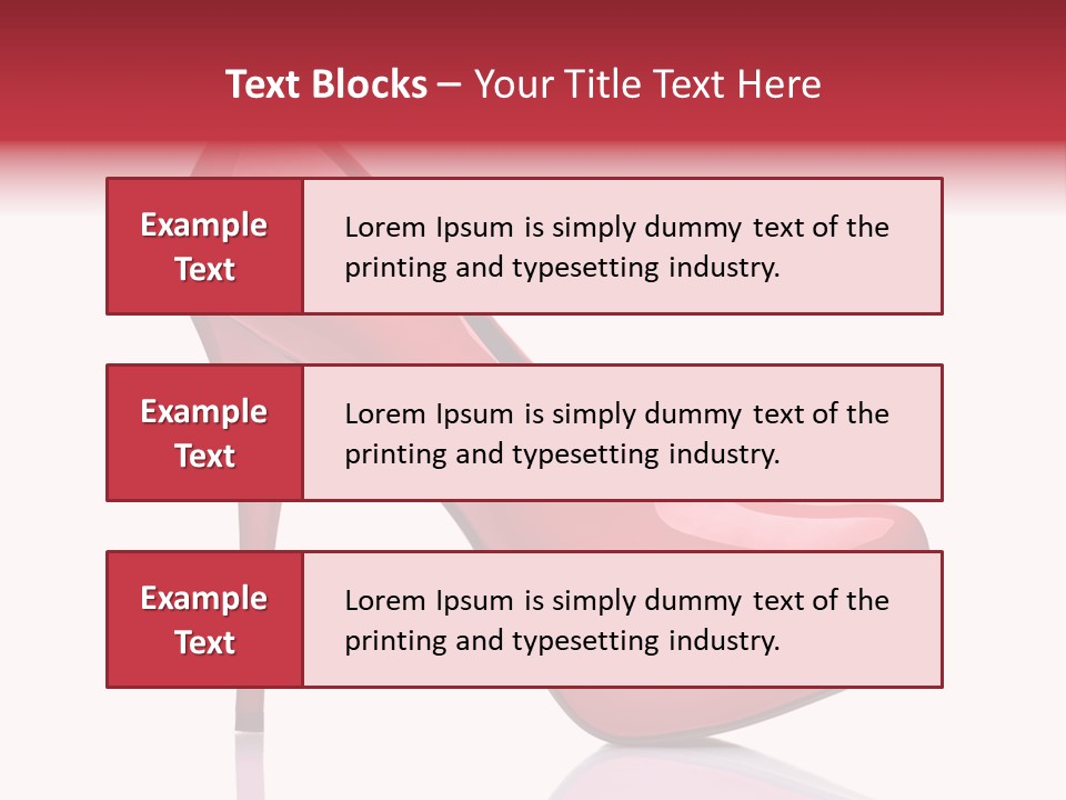 Tall Luxury Wear PowerPoint Template