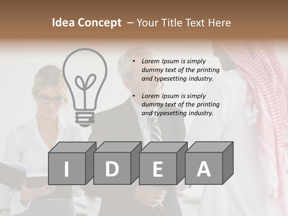 Investment Women Human PowerPoint Template