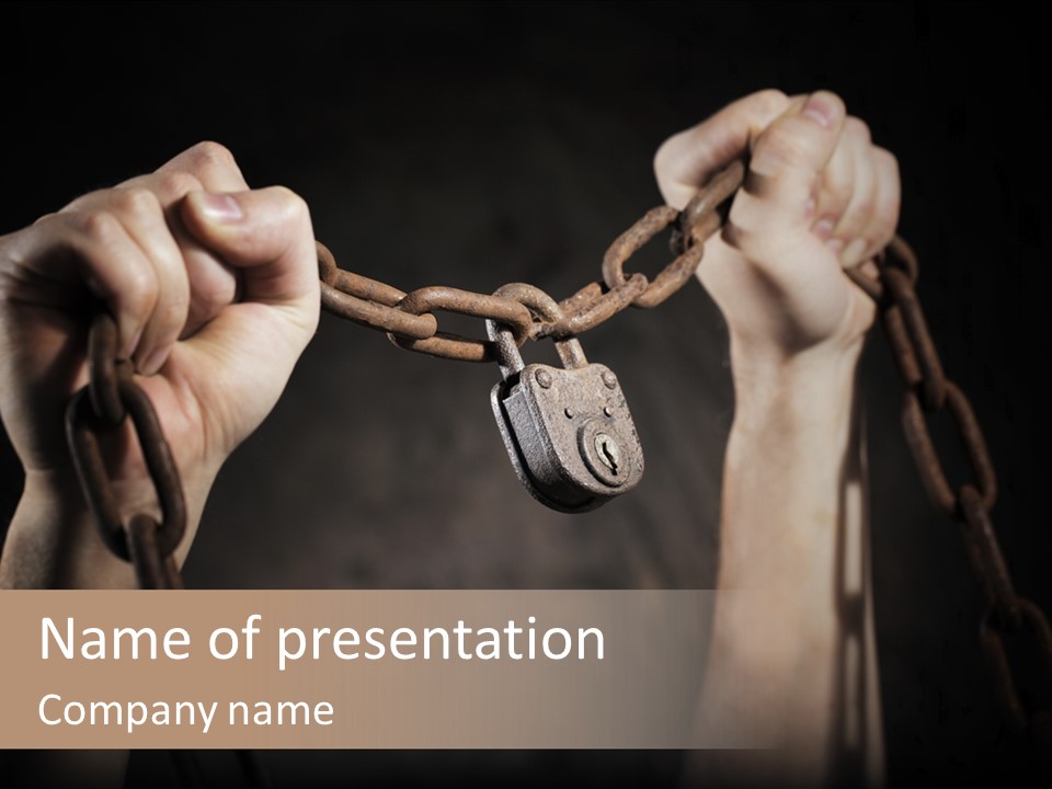 Rusty Connected Secure PowerPoint Template