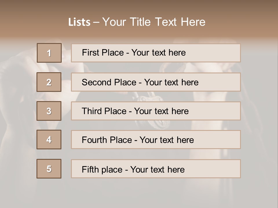 Rusty Connected Secure PowerPoint Template