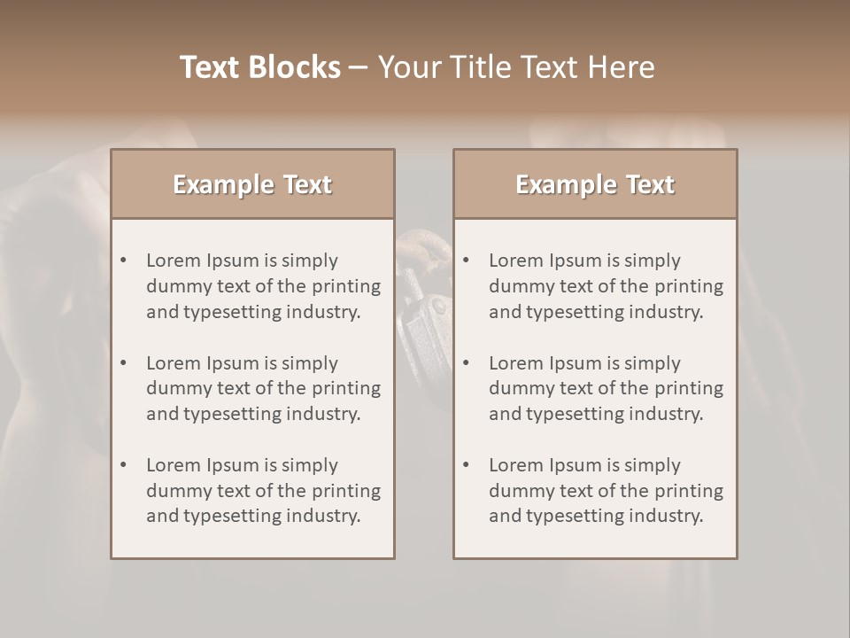 Rusty Connected Secure PowerPoint Template