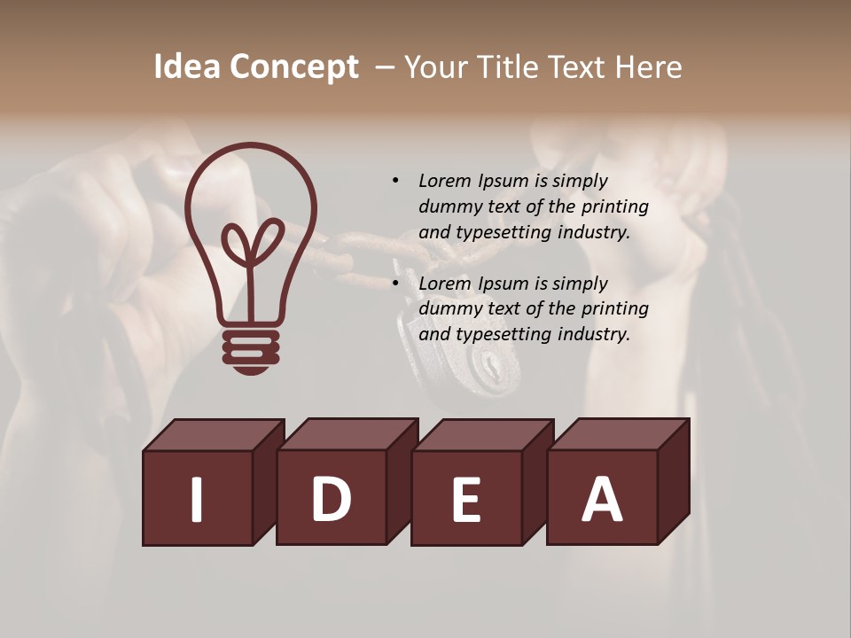 Rusty Connected Secure PowerPoint Template