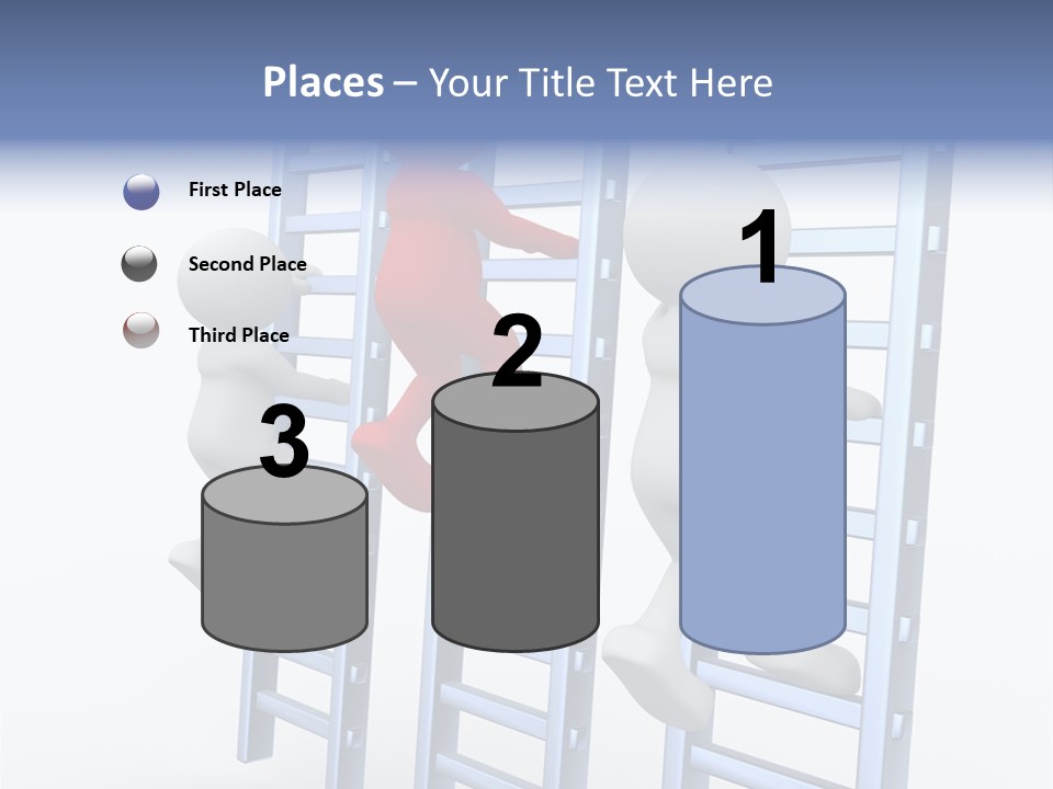 Climb Professional Stairs PowerPoint Template