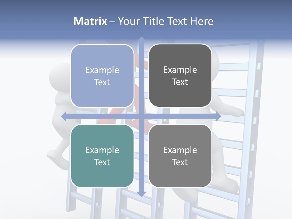 Climb Professional Stairs PowerPoint Template