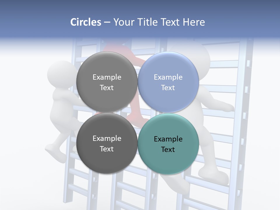 Climb Professional Stairs PowerPoint Template