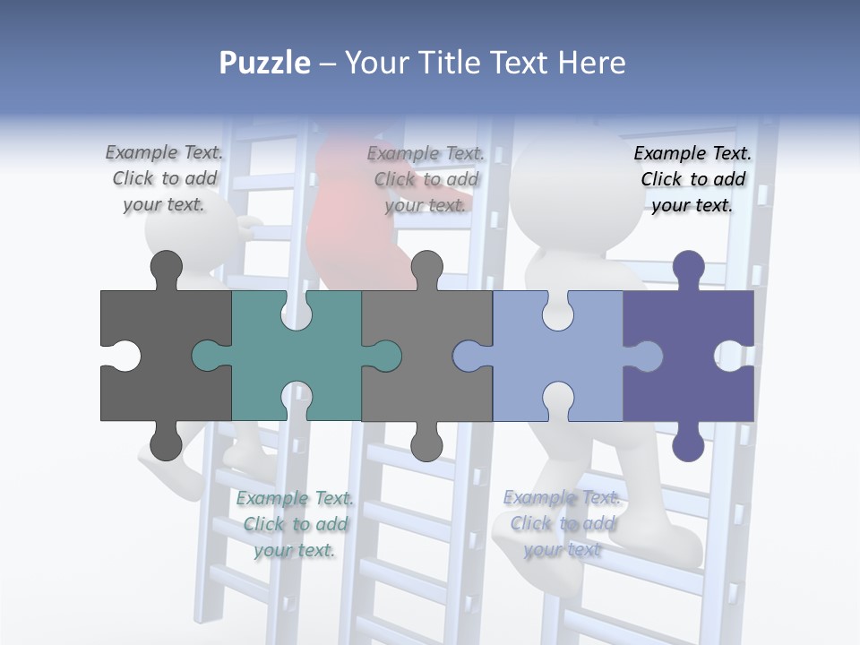Climb Professional Stairs PowerPoint Template
