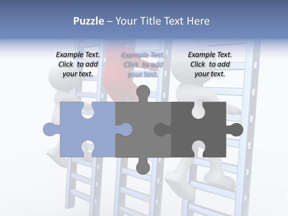 Climb Professional Stairs PowerPoint Template