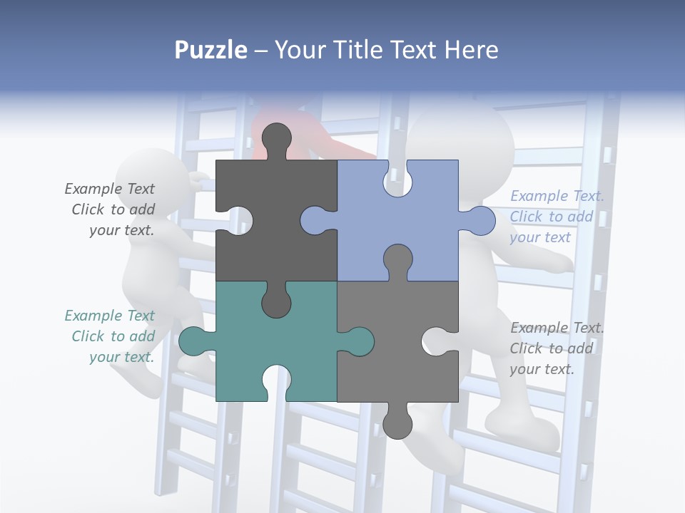 Climb Professional Stairs PowerPoint Template