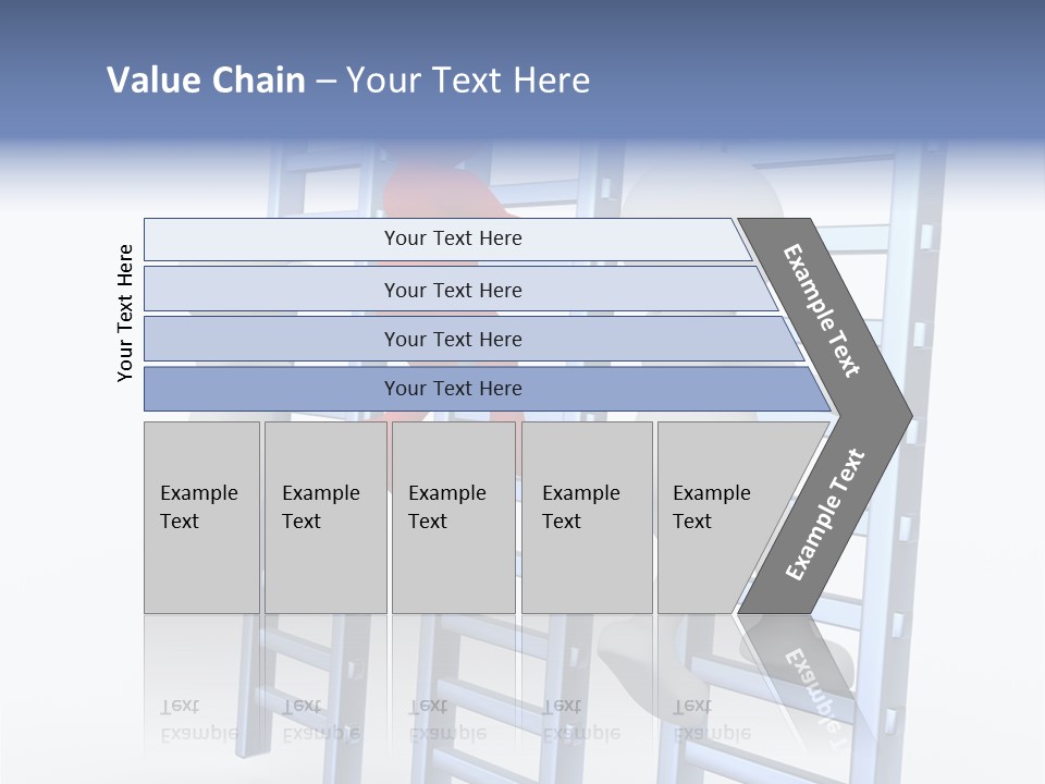 Climb Professional Stairs PowerPoint Template