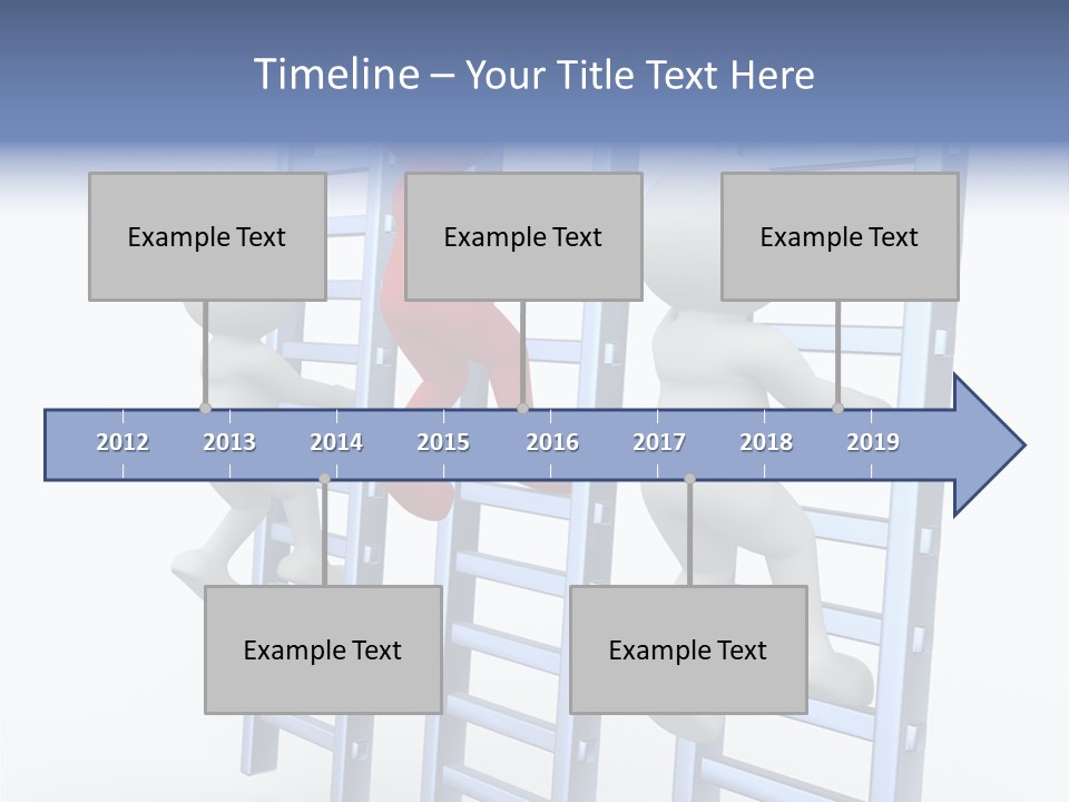 Climb Professional Stairs PowerPoint Template