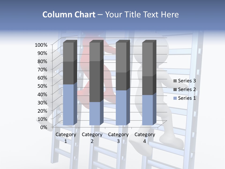 Climb Professional Stairs PowerPoint Template