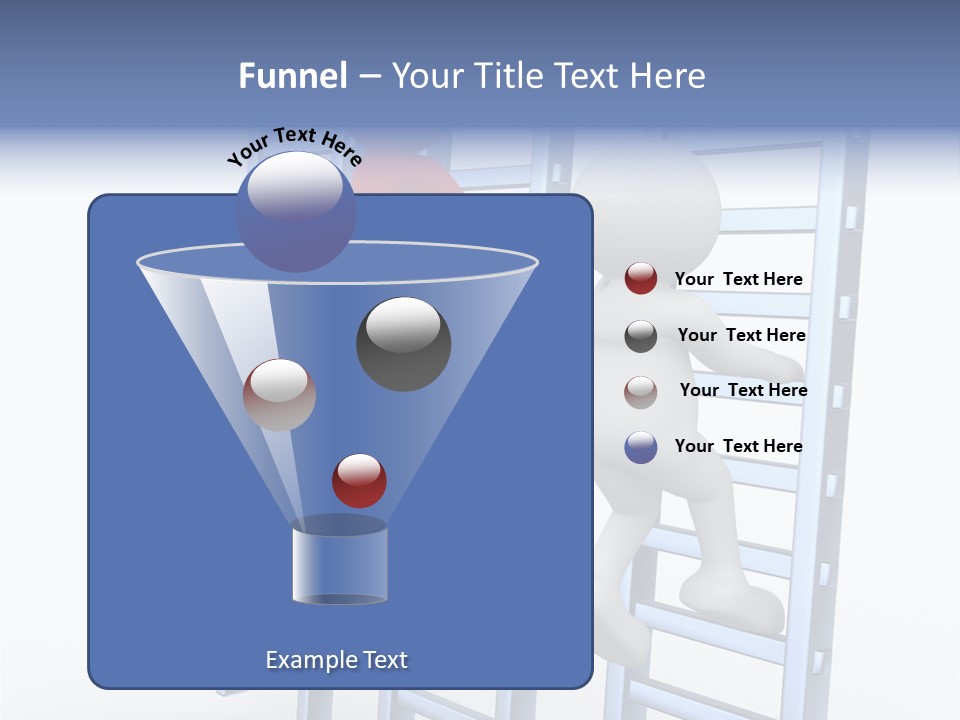 Climb Professional Stairs PowerPoint Template