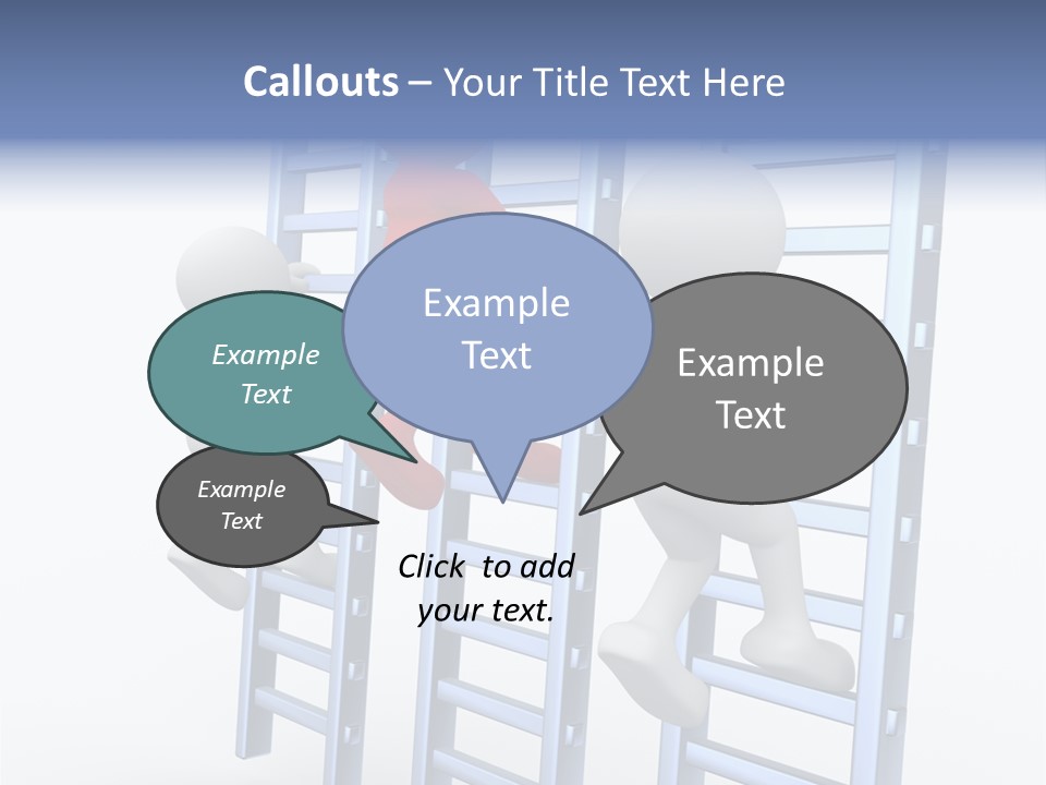 Climb Professional Stairs PowerPoint Template