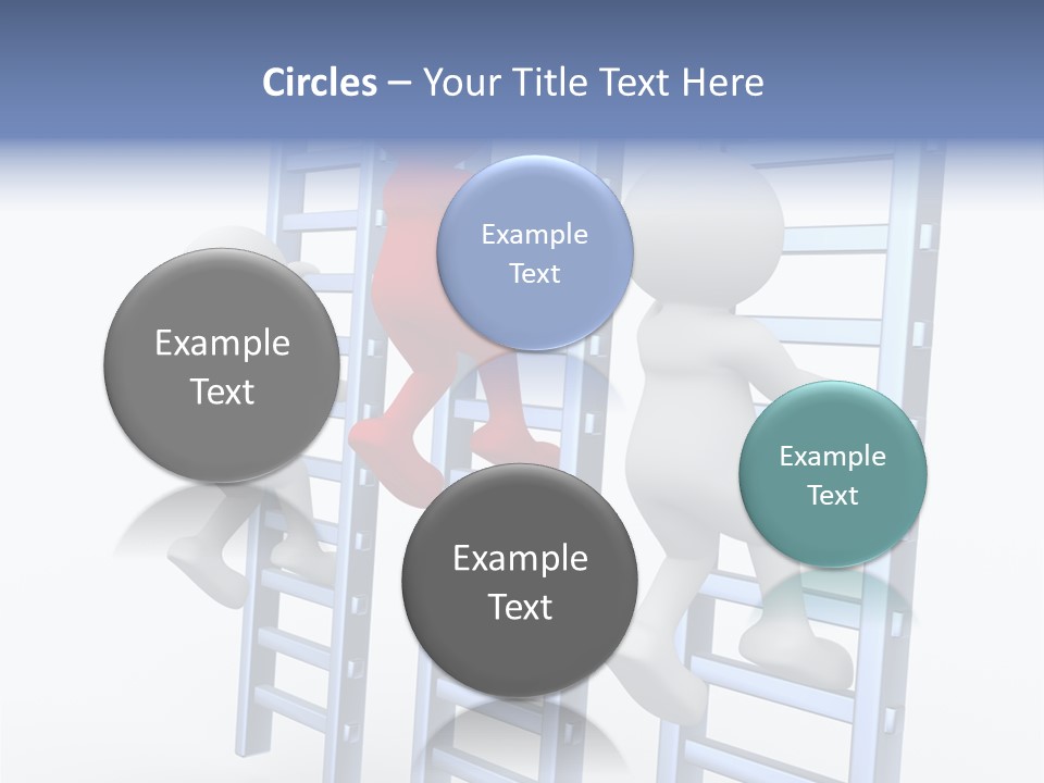 Climb Professional Stairs PowerPoint Template