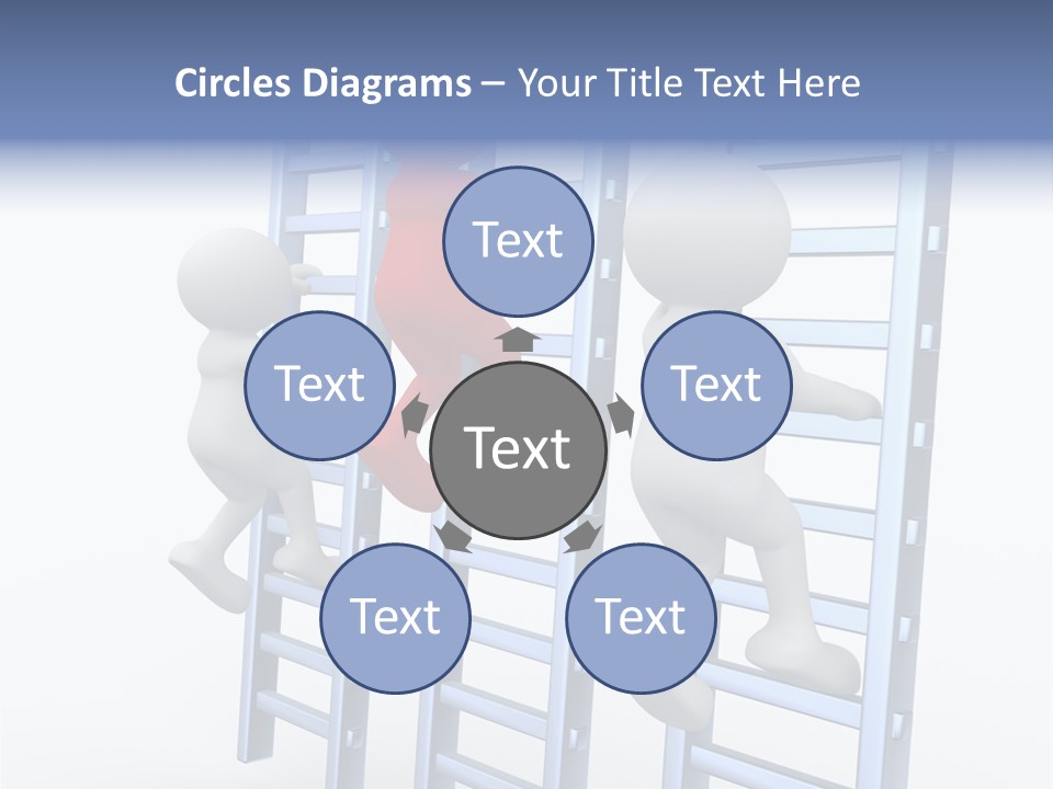 Climb Professional Stairs PowerPoint Template