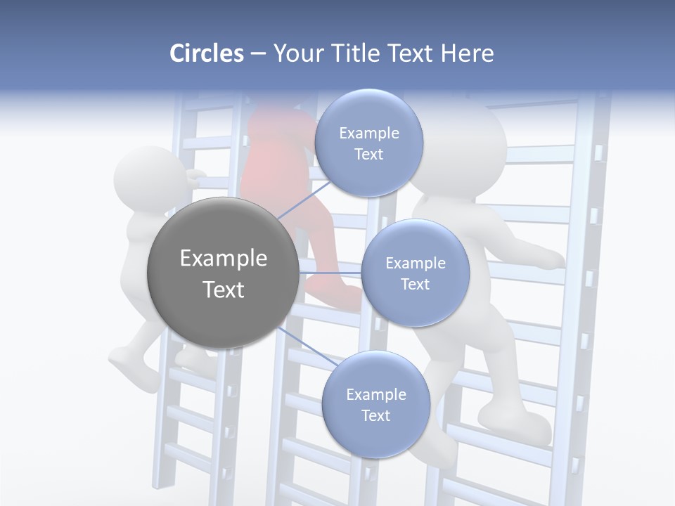 Climb Professional Stairs PowerPoint Template