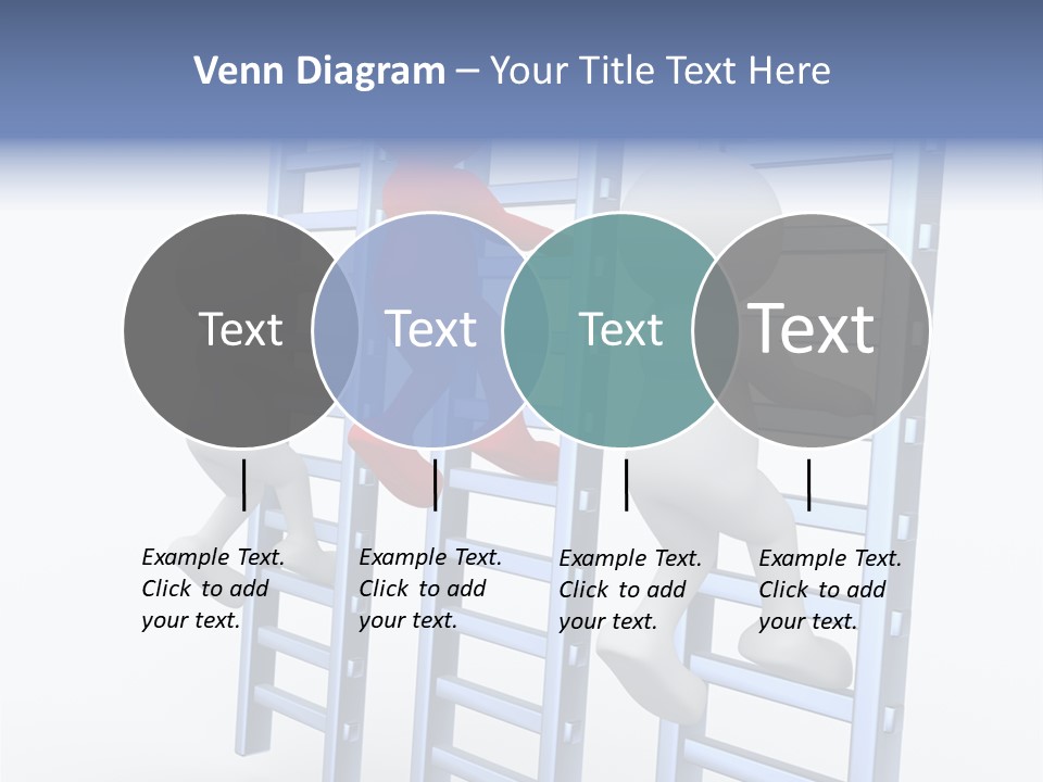 Climb Professional Stairs PowerPoint Template