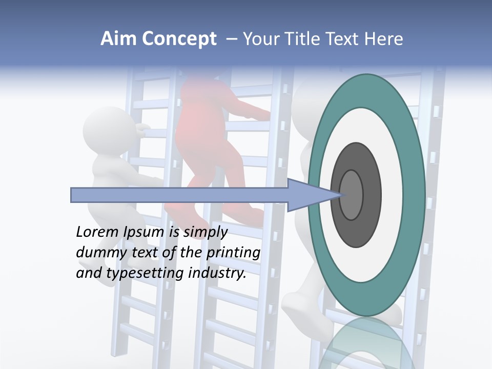 Climb Professional Stairs PowerPoint Template