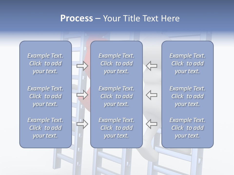 Climb Professional Stairs PowerPoint Template