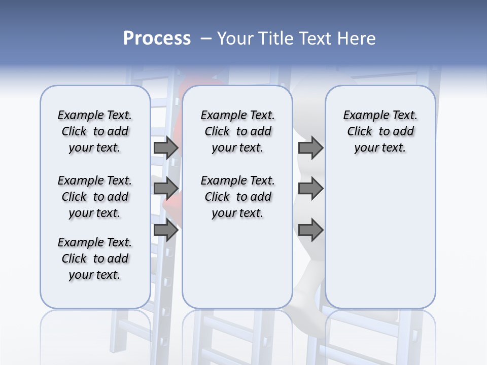 Climb Professional Stairs PowerPoint Template