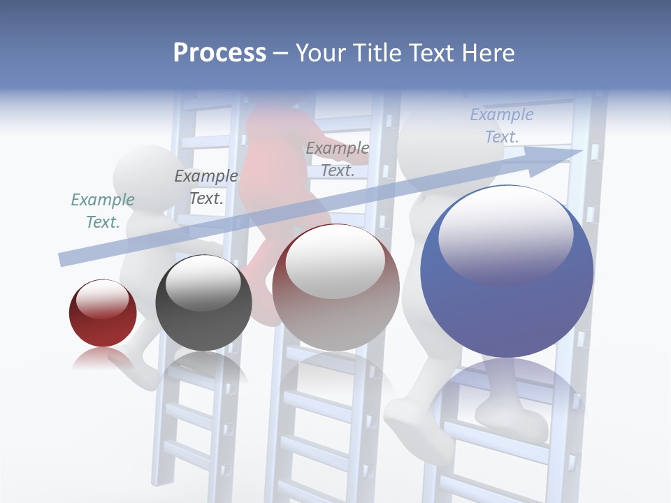 Climb Professional Stairs PowerPoint Template