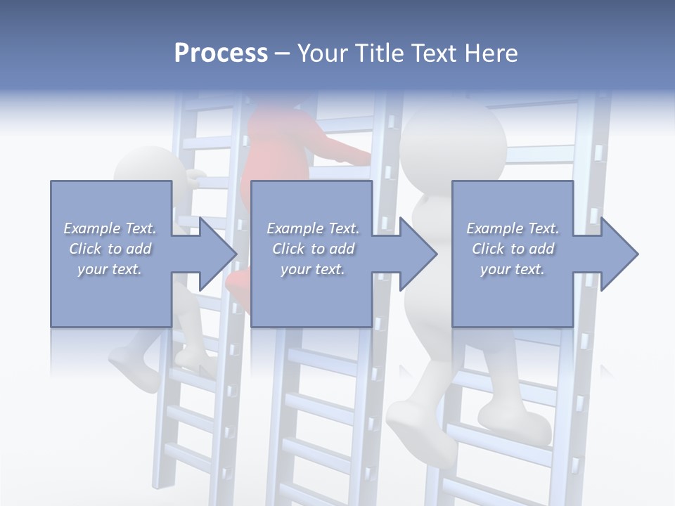 Climb Professional Stairs PowerPoint Template