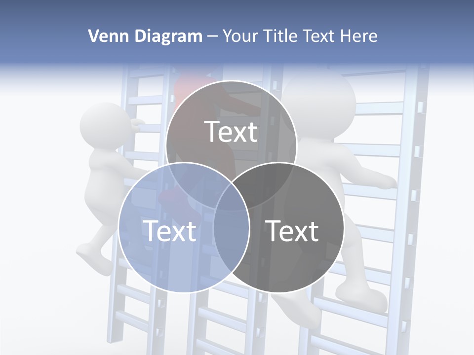 Climb Professional Stairs PowerPoint Template