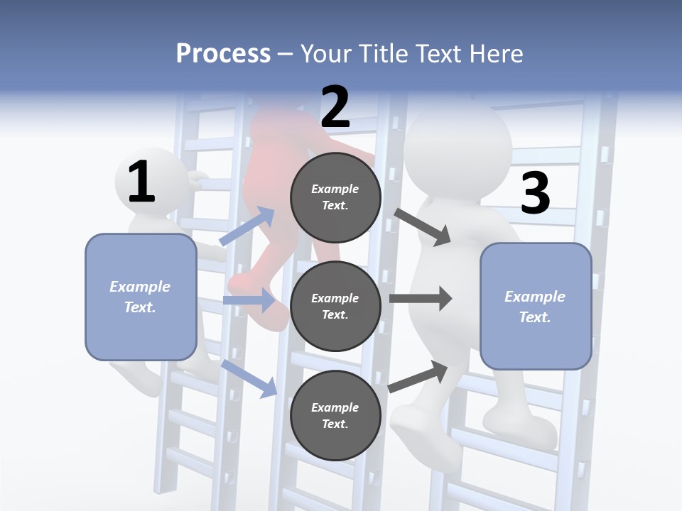 Climb Professional Stairs PowerPoint Template