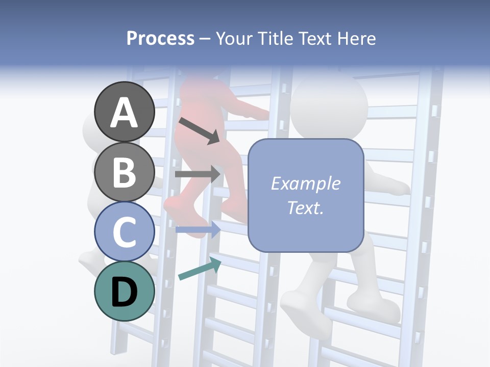 Climb Professional Stairs PowerPoint Template