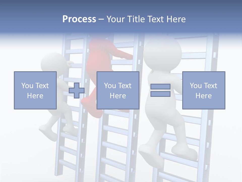 Climb Professional Stairs PowerPoint Template