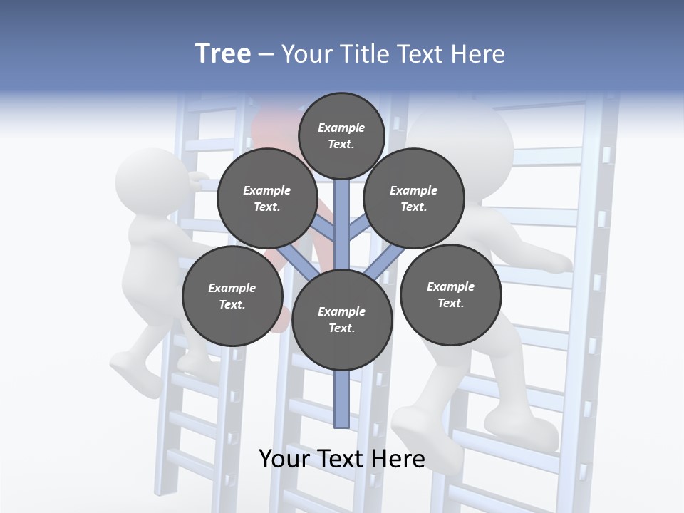 Climb Professional Stairs PowerPoint Template