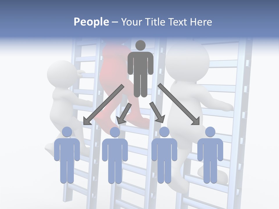 Climb Professional Stairs PowerPoint Template