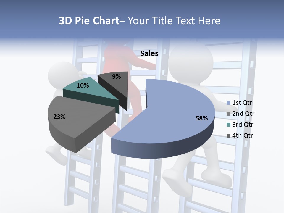 Climb Professional Stairs PowerPoint Template