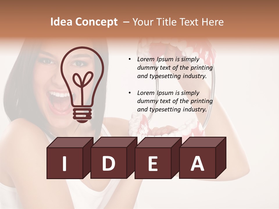 Face Oral Fun PowerPoint Template