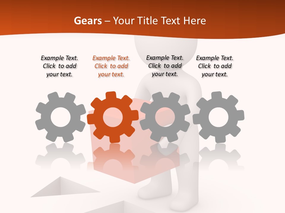 A Person Holding A Box In His Hands PowerPoint Template