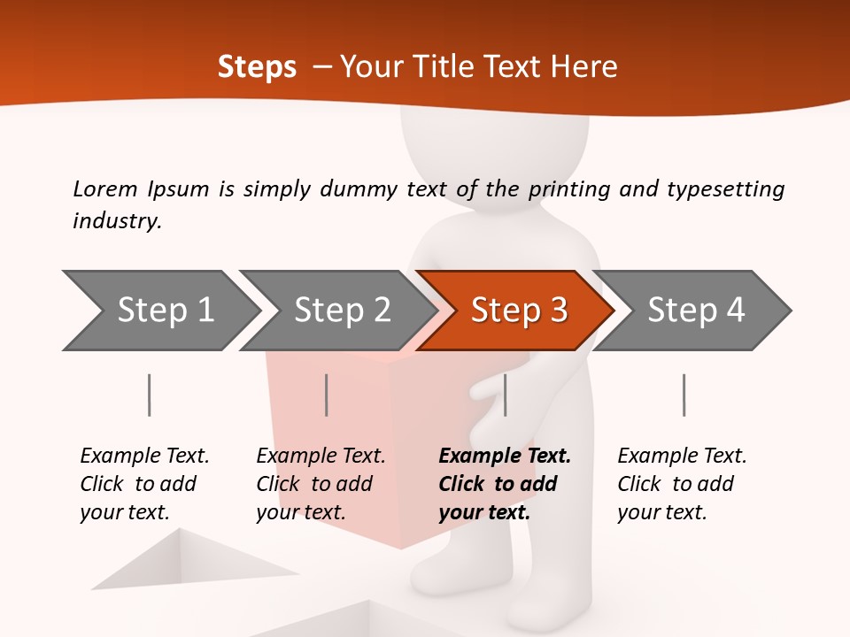 A Person Holding A Box In His Hands PowerPoint Template