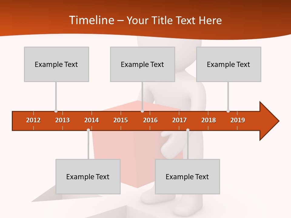 A Person Holding A Box In His Hands PowerPoint Template